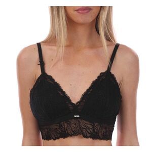 Boss Womens/Ladies Bianca Triangle Lace Detail Bra / Black